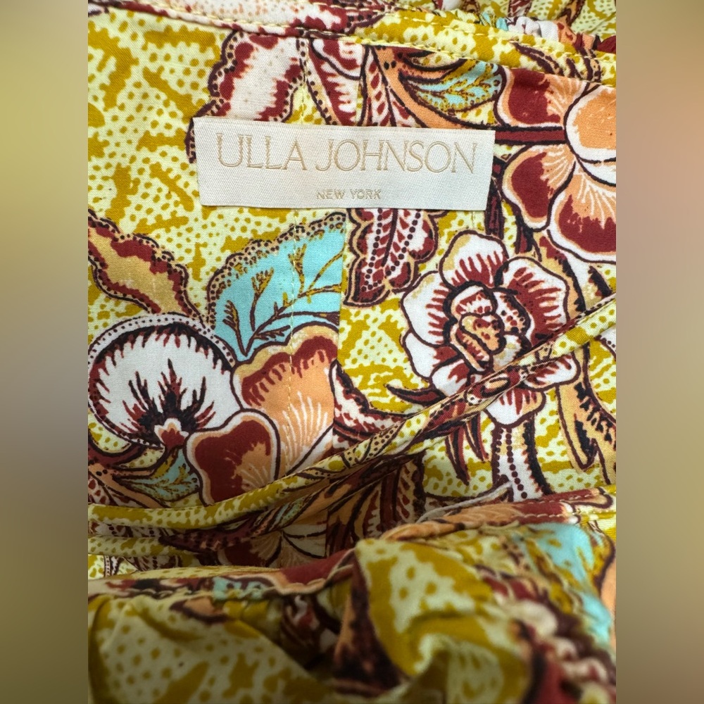 Ulla Johnson Lila Off the shoulder Multicolor Floral Patterned Dress - Picture 3 of 15